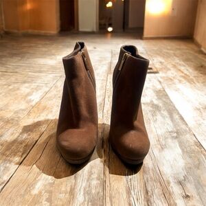 Michael Kors Chocolate Brown Ankle Booties